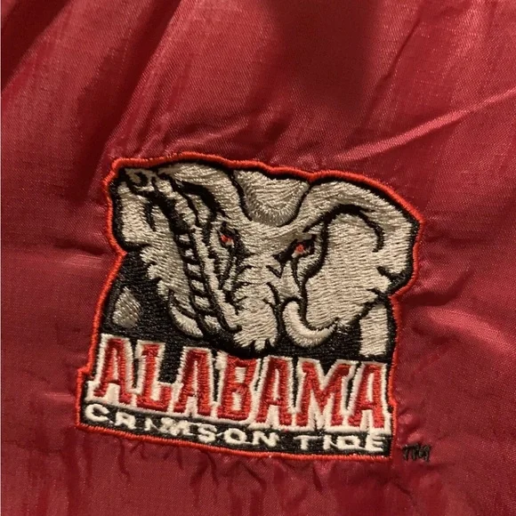 Vintage Alabama Crimson Tide Starter Hooded Jacket Men's Size M Embroidered - Picture 6 of 6